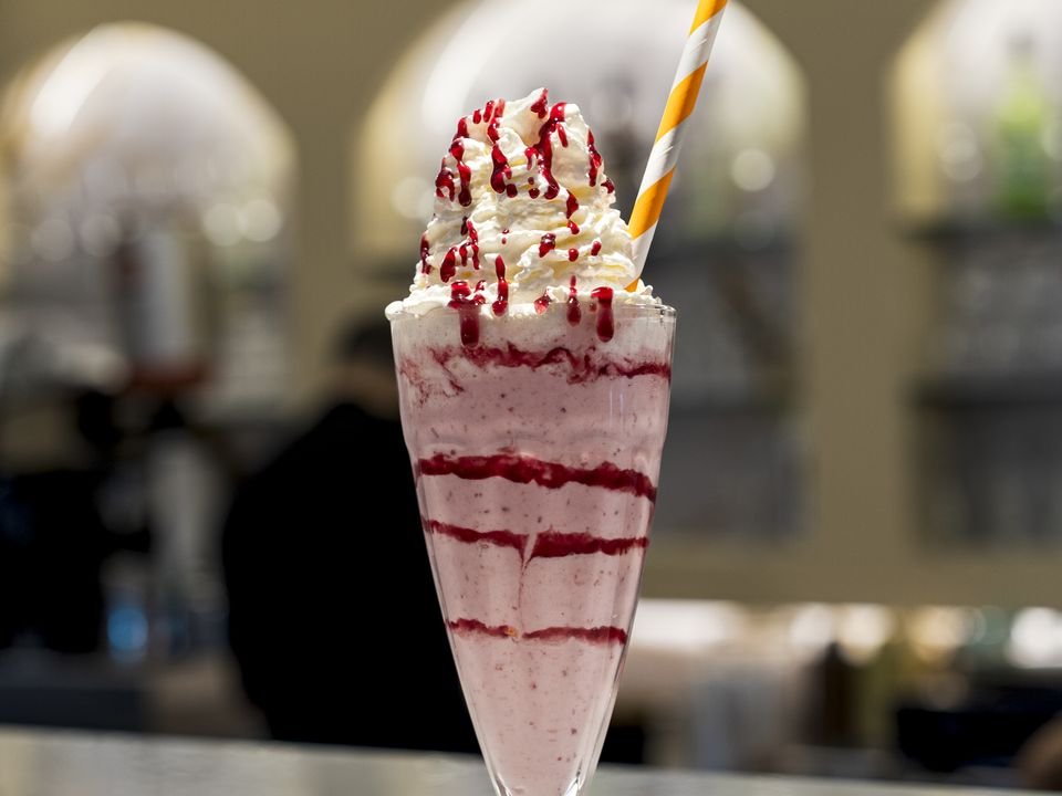 Milk shake fresa